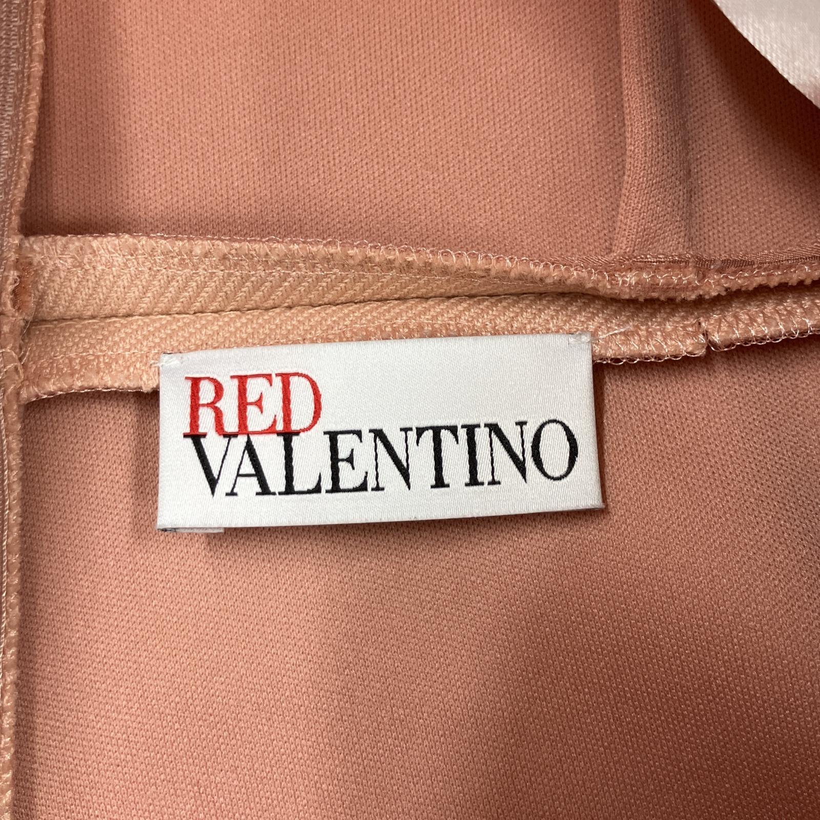 ワンピース RED VALENTINO スカラップワンピース 38 38 ピンク