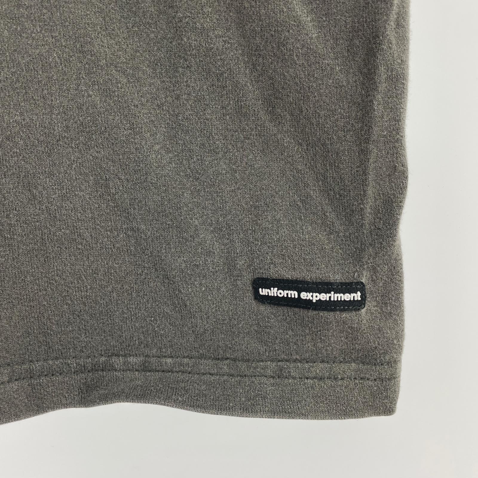 その他トップス uniform experiment ロゴS/Sカットソー 3 ブラック