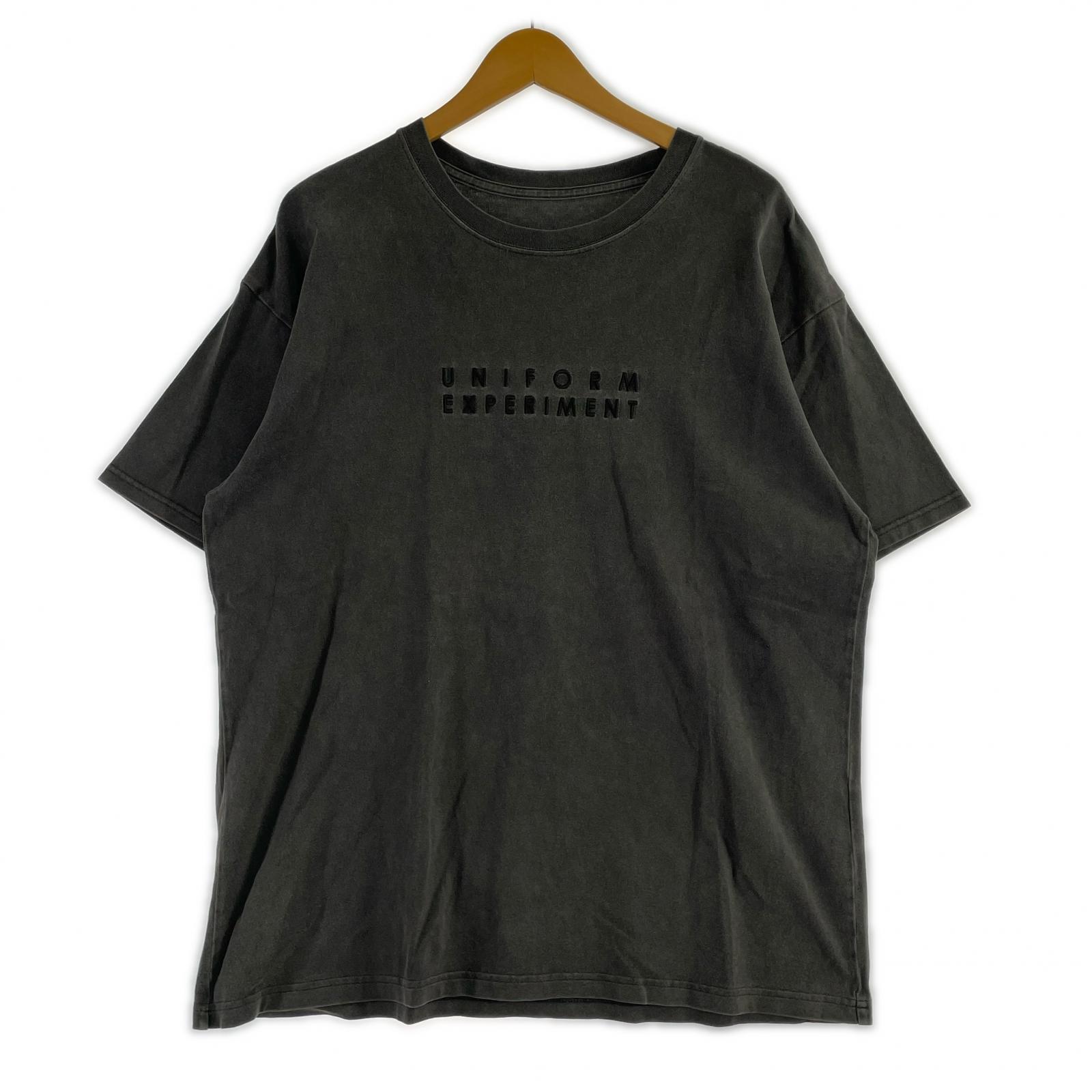 その他トップス uniform experiment ロゴS/Sカットソー 3 ブラック