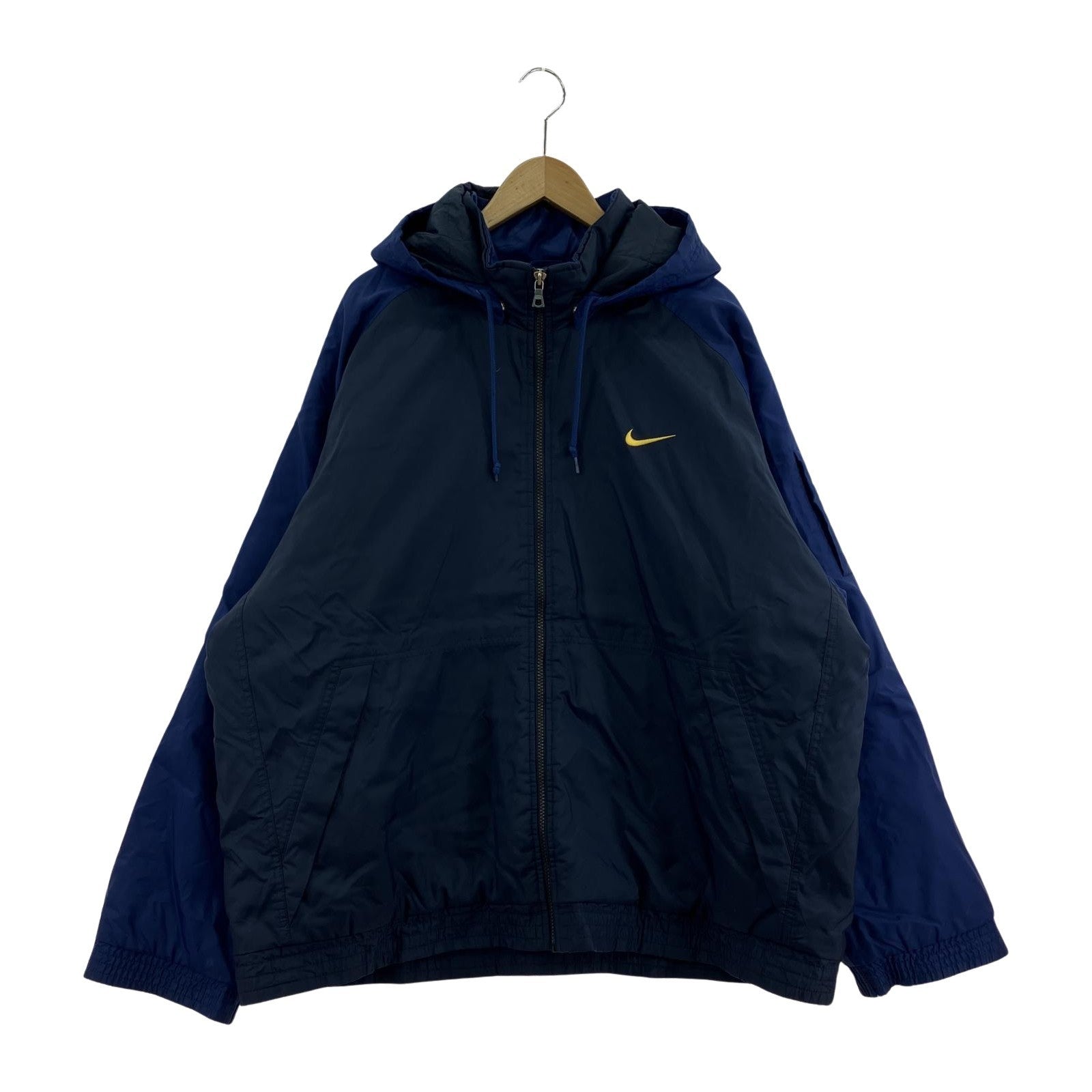 その他アウター 00s NIKE ラグランデザイン ヘビーウェイトナ L ブルー