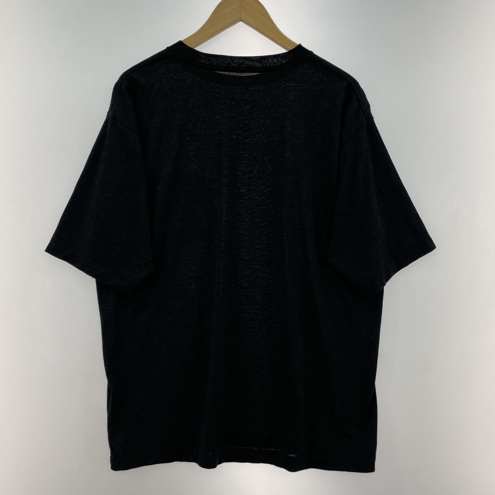 その他トップス COMOLI 22SS ウール天竺S/Sカットソー 2 ブラック