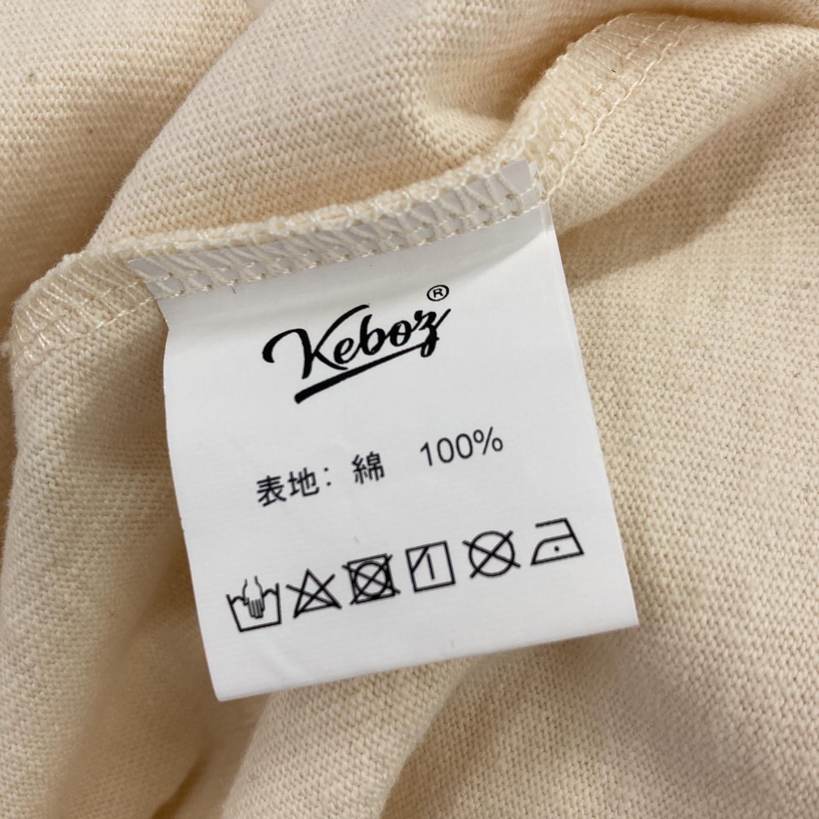 その他トップス Keboz S/Sロゴカットソー L IVY L ベージュ