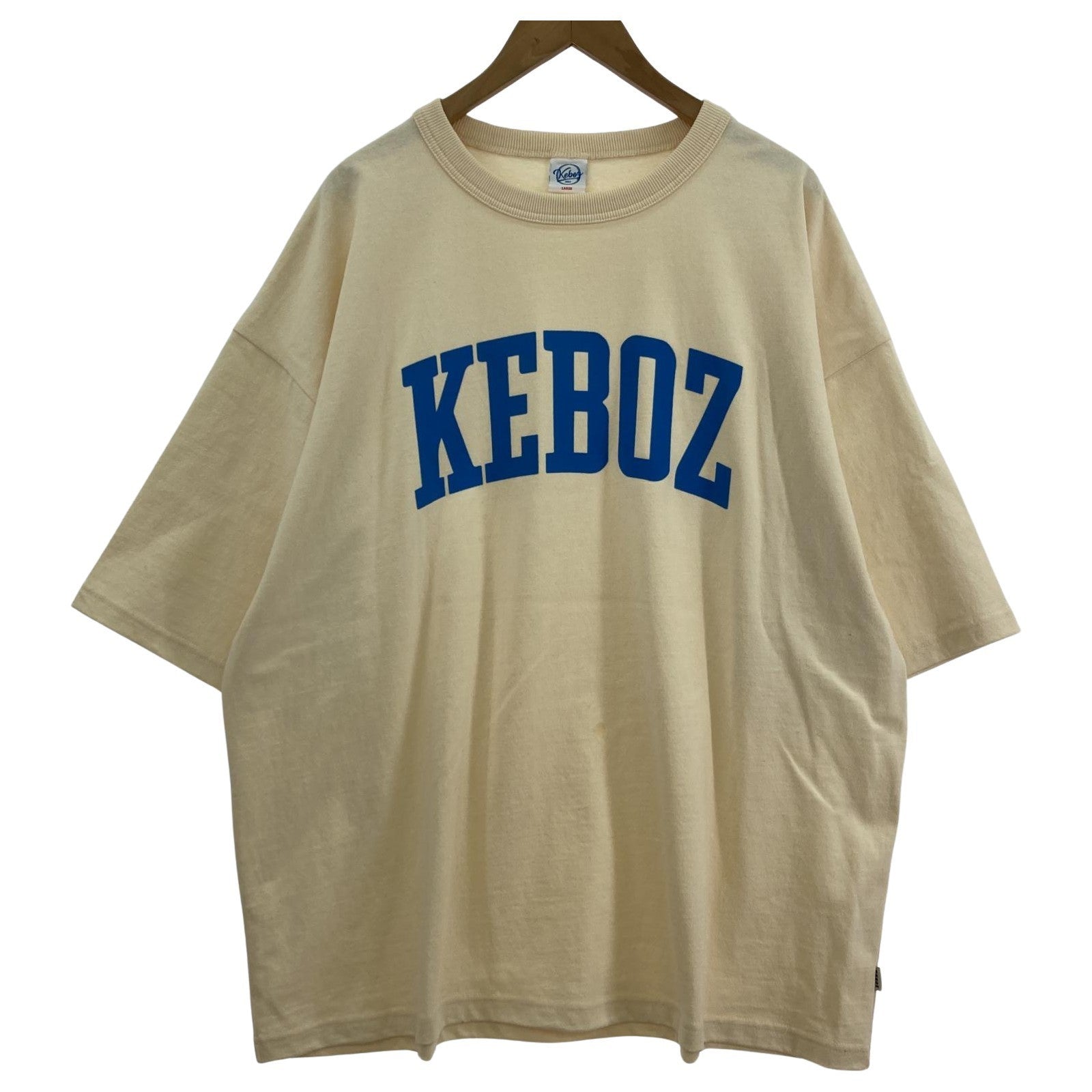 その他トップス Keboz S/Sロゴカットソー L IVY L ベージュ