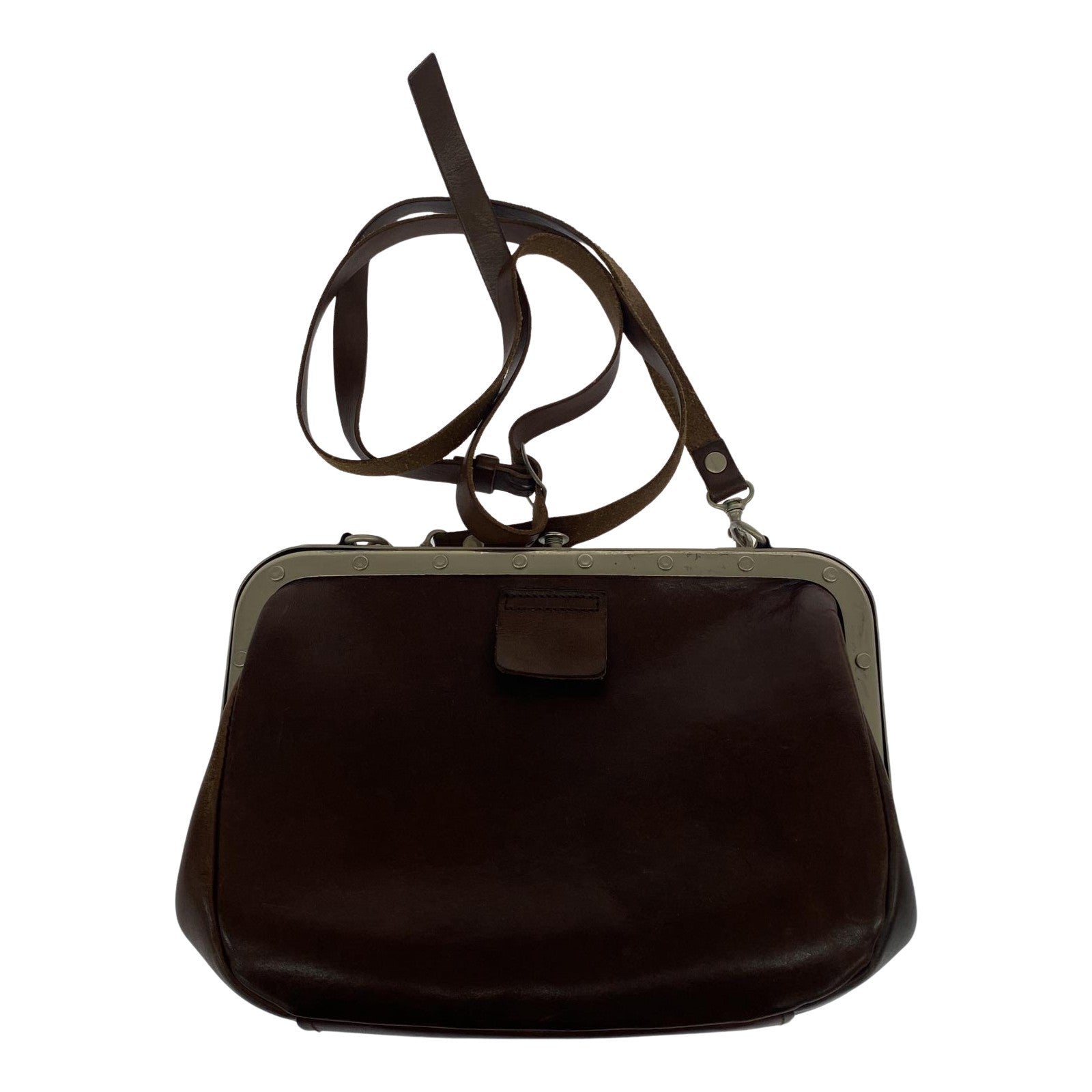 その他バッグ BAGWORKS TRAINMAN レザー ショルダーバッグ ブラウン
