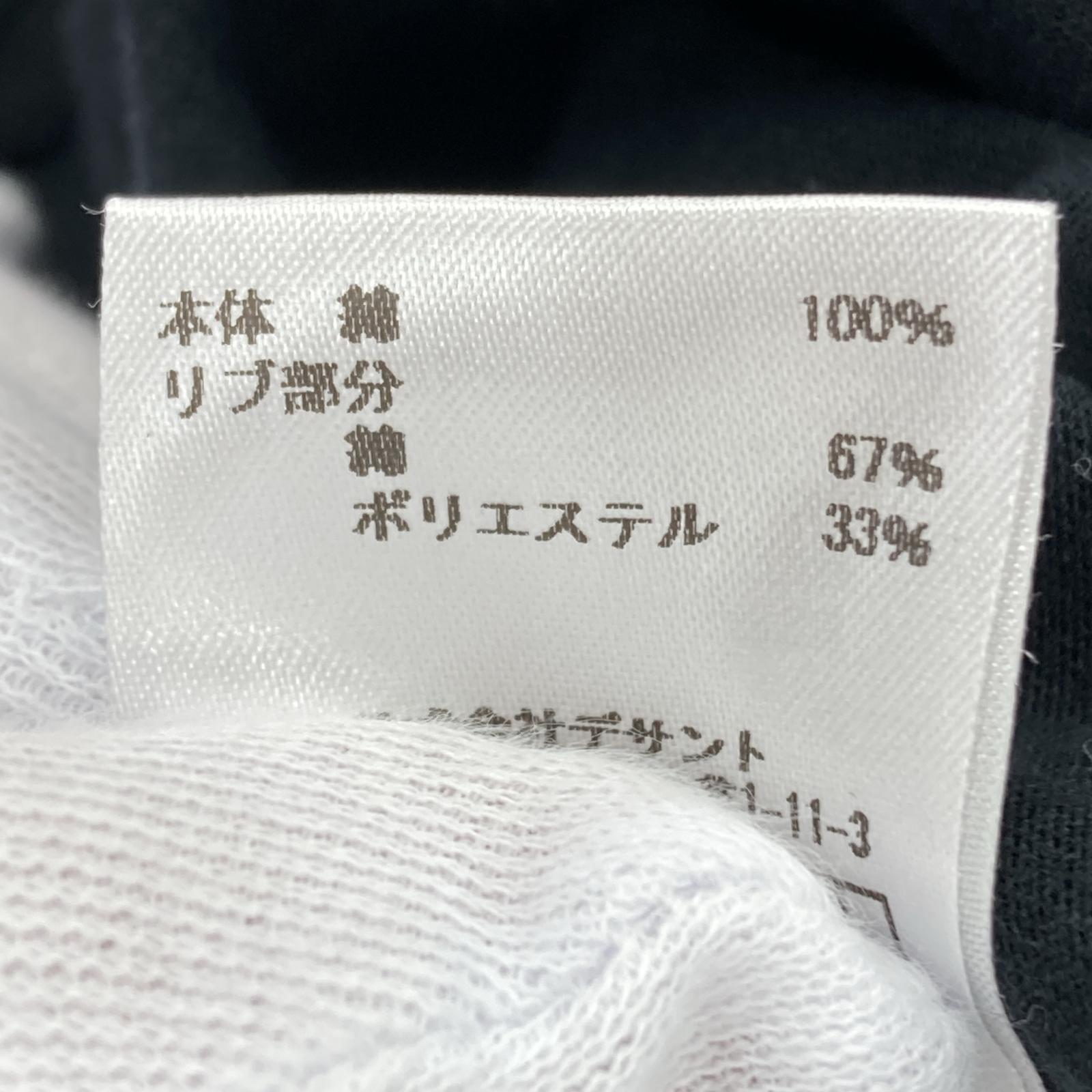 半袖Tシャツ メダル プリント 黒 (L) L ブラック