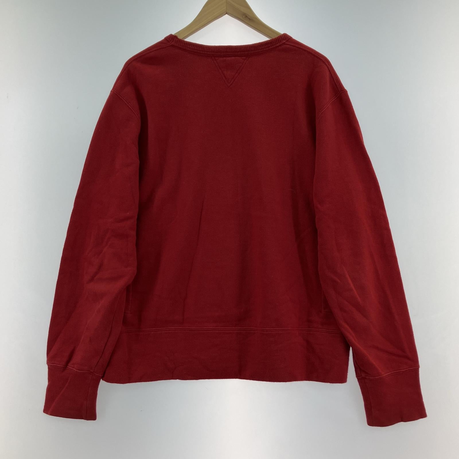その他トップス hihihi ヒヒヒ コットン×ヘンプ スウェット(M) M レッド