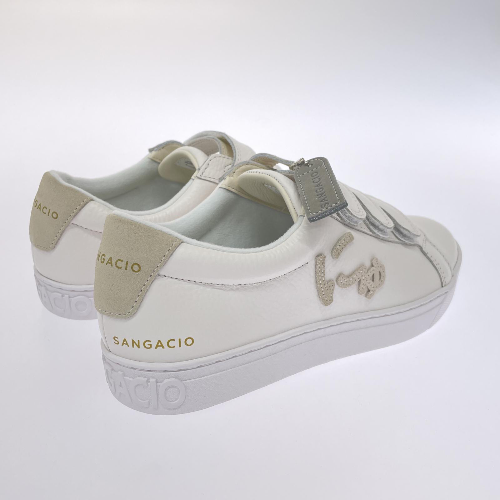 スニーカー SANGACIO OFF COAT ローカットスニーカー 25.5cm 25.5cm (US7 1/2 UK7 EU41) ホワイト
