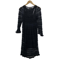 ワンピース ISABEL MARANT リネン混レースワンピース 36 ブラック ブラック