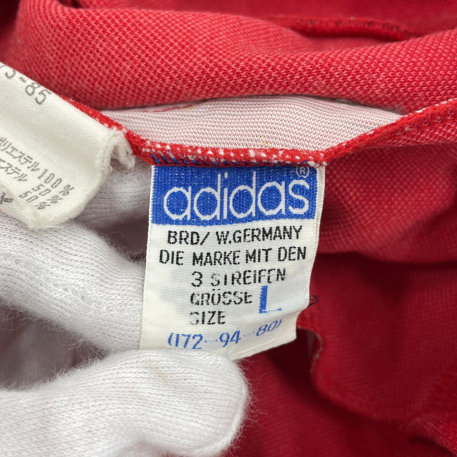 その他ボトムス adidas トラックパンツ 西ドイツ デサント製 L L レッド