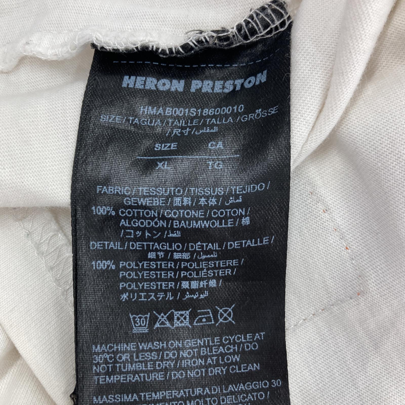 その他トップス Heron Preston S/Sプリントカットソー XL WHT ホワイト