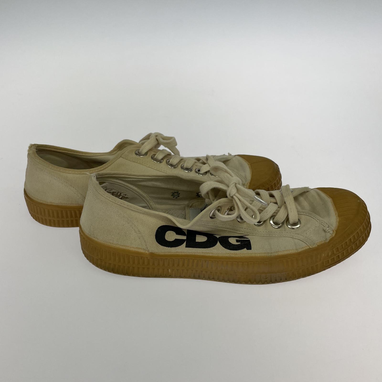 その他靴 COMME des GARCONS×NOVESTA キャンバススニーカー ホワイト