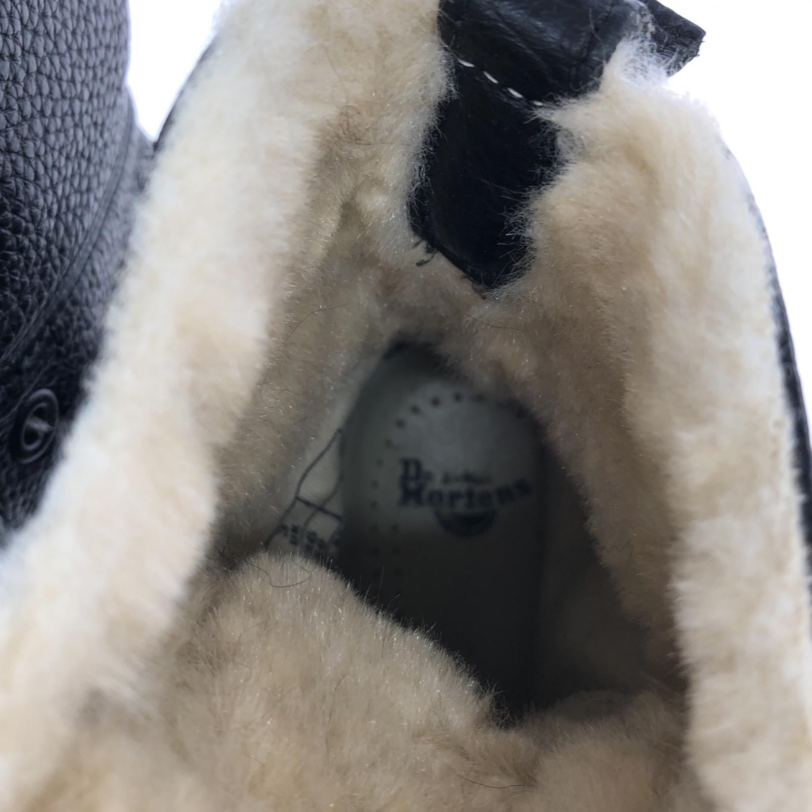 ブーツ Dr.Martens AIMLITA ボアレザーブーツ ブラック