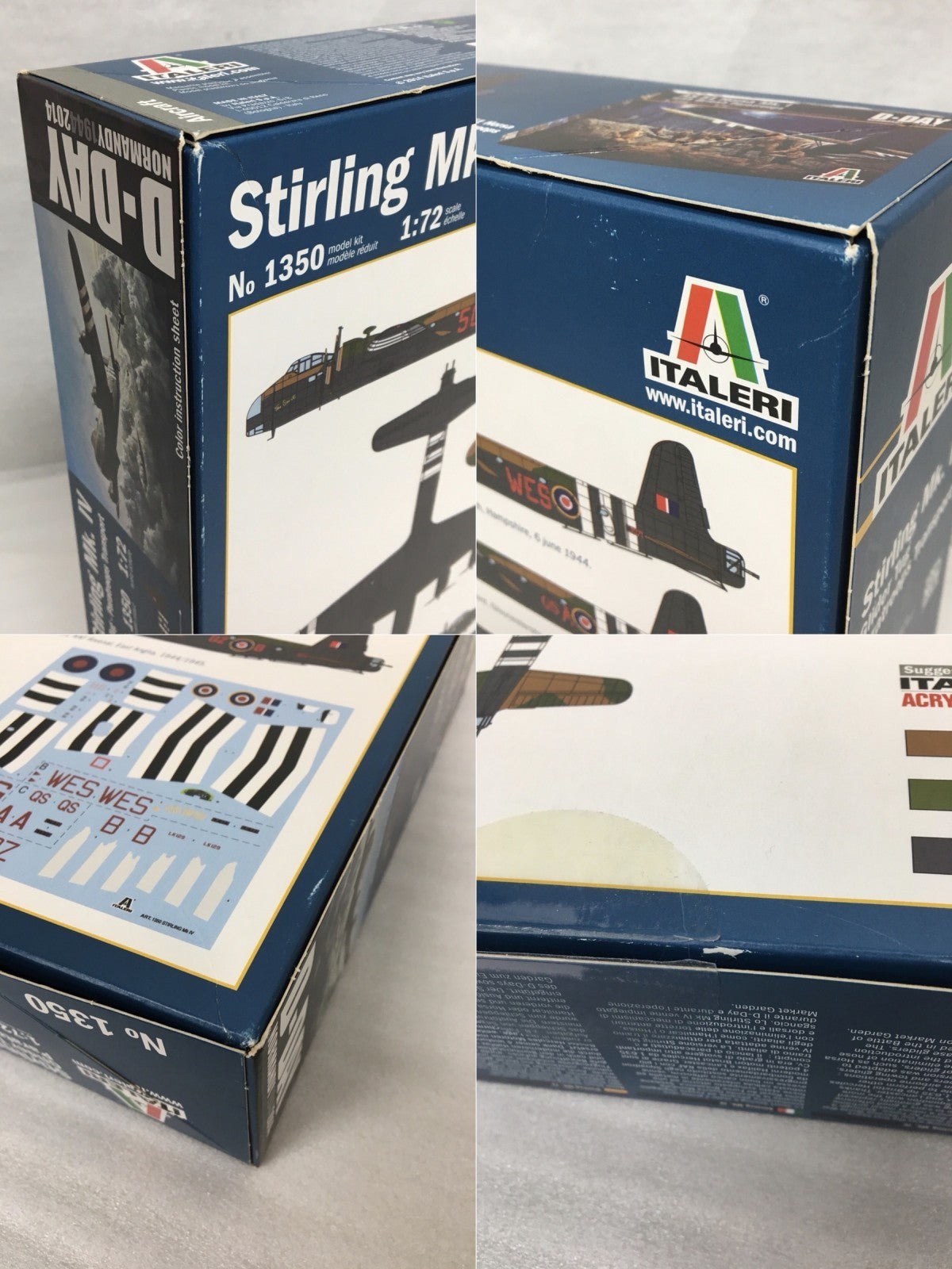 イタレリ 1/72 飛行機シリーズ No.1350 ショート スターリング ミリタリープラモ