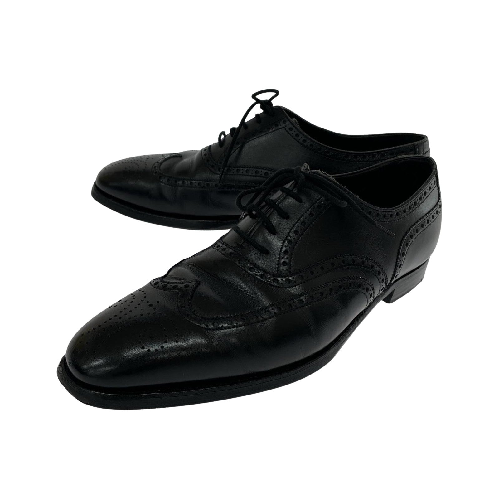 その他靴 CROCKETT&JONES ウイングチップドレスシューズ 黒 ブラック