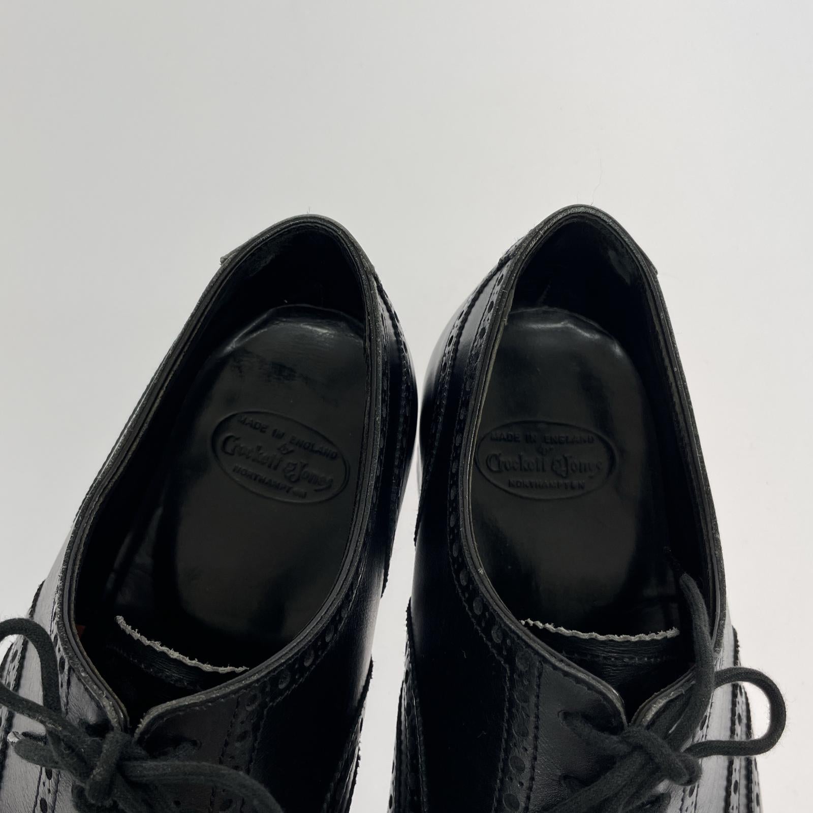 その他靴 CROCKETT&JONES ウイングチップドレスシューズ 黒 ブラック