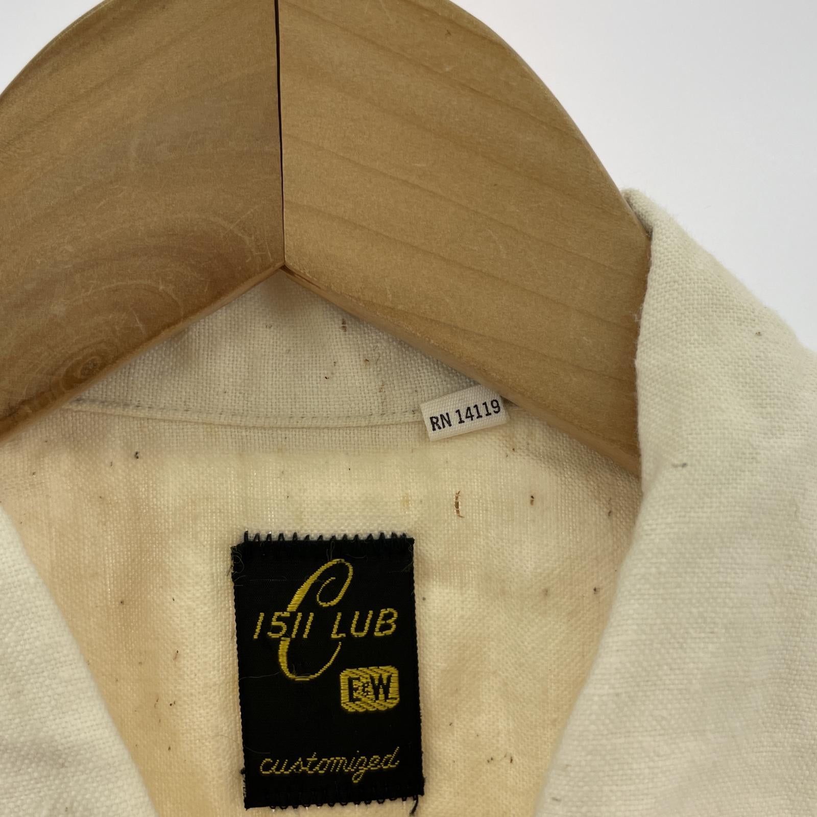 長袖シャツ OLD E&W 1511 CLUB S S ベージュ