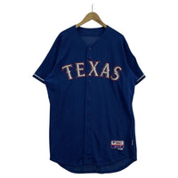 長袖シャツ Majestic MLB TEXAS ベースボールシャツ