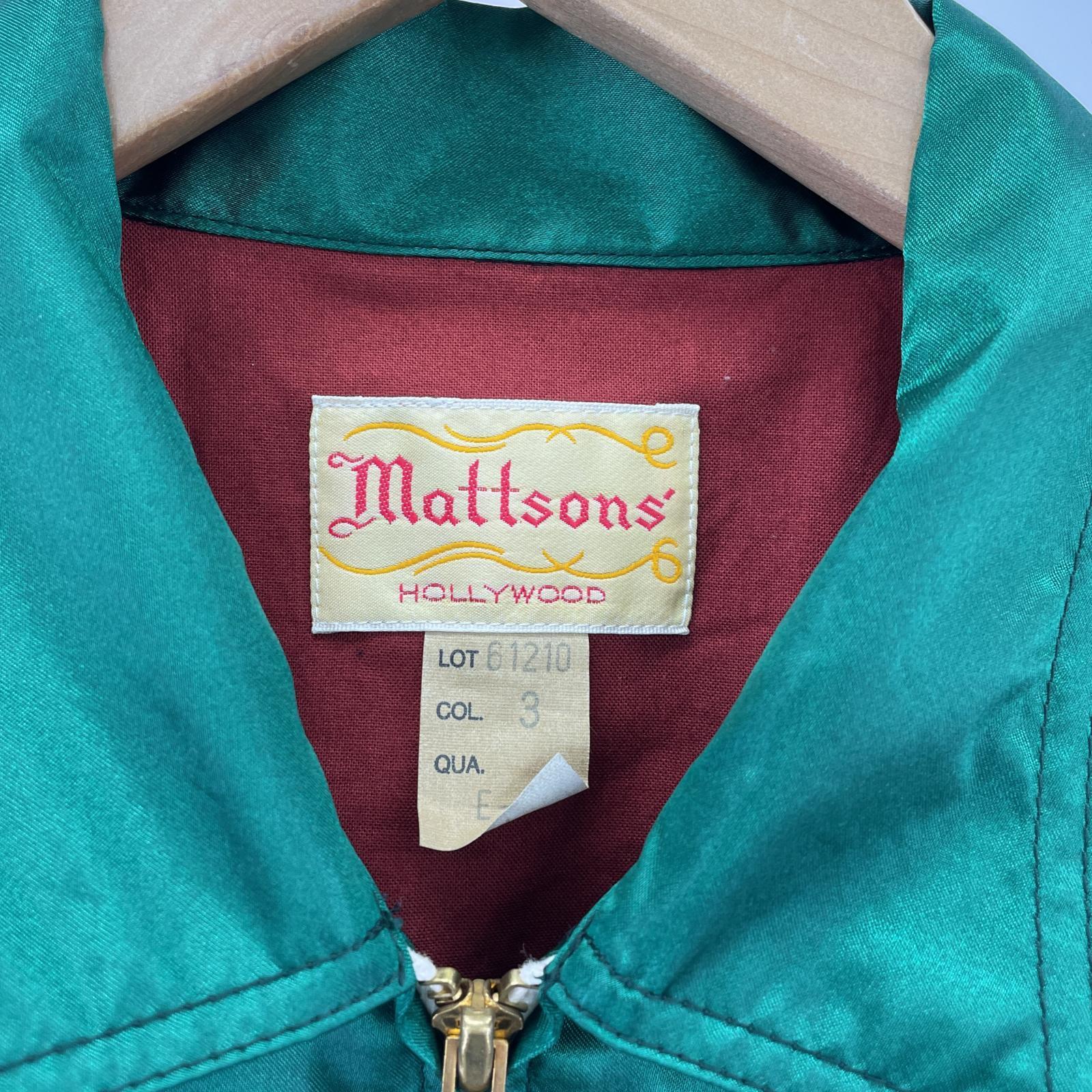 その他アウター Mattsons 61210 SATIN SPORTS JKT (-) グリーン グリーン