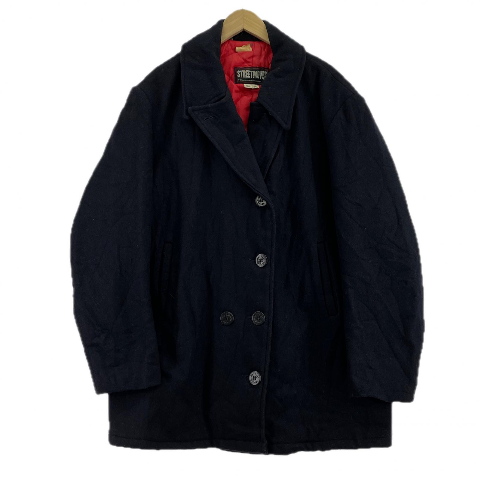 その他アウター 古着 NVY ピーコート 48 ネイビー