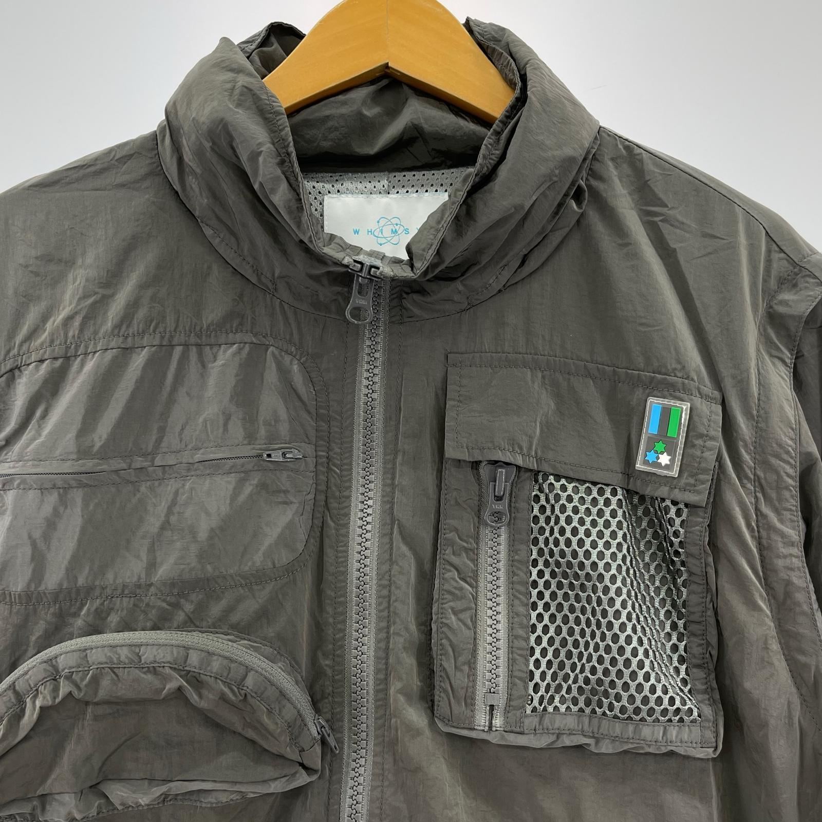 その他アウター WHIMSY 24SS ALTERNATIVE JACKET マルチポケット ナイロンジャケット M グレー M グレー