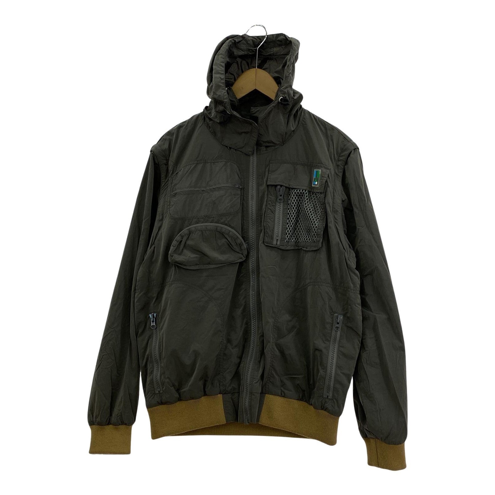 その他アウター WHIMSY 24SS ALTERNATIVE JACKET マルチポケット ナイロンジャケット M グレー M グレー