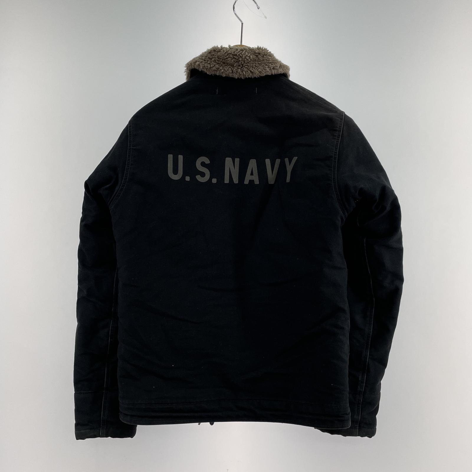 その他アウター Buzz Rickson's U.S.NAVY N-1 デッキジャケット(36) 36 ブラック