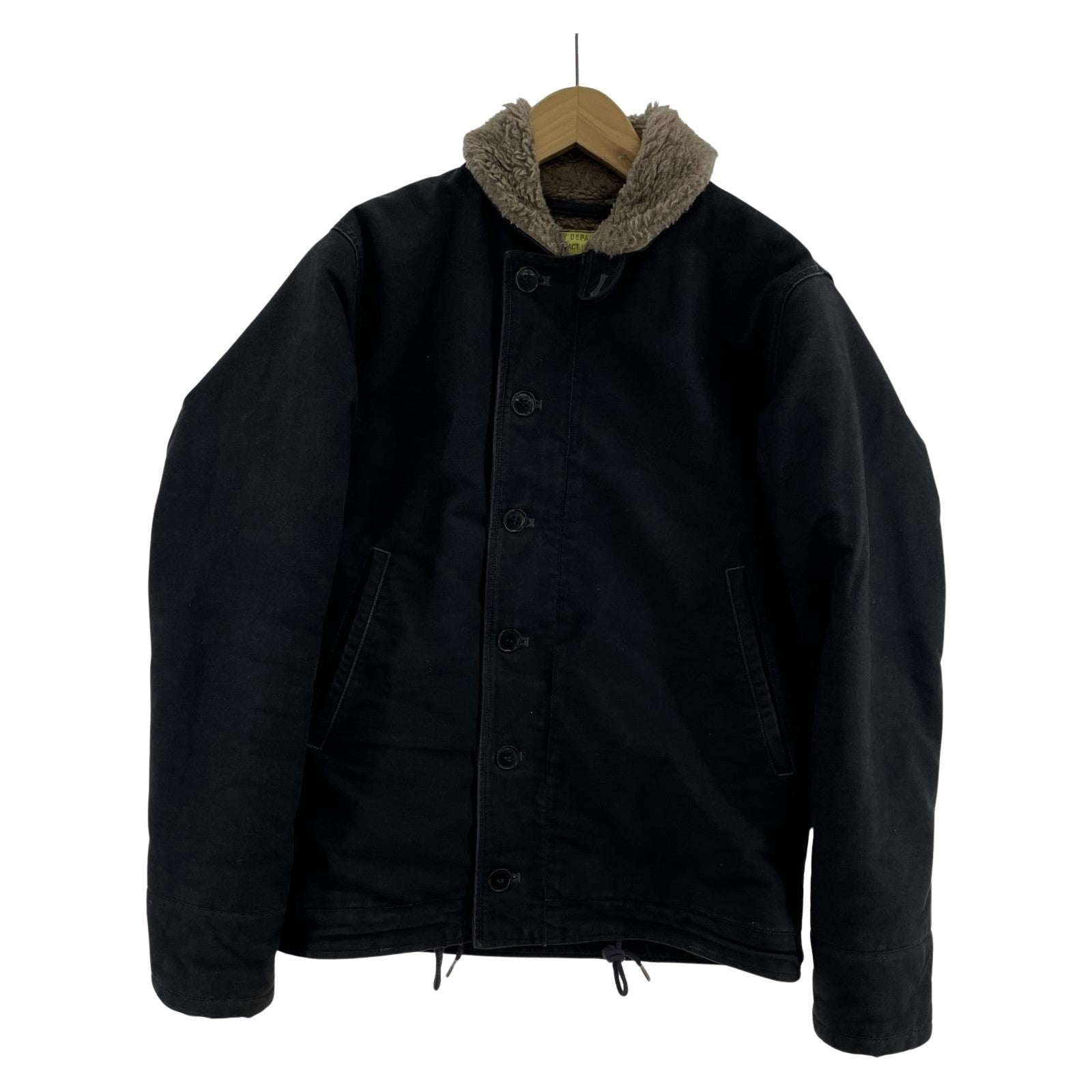 その他アウター Buzz Rickson's U.S.NAVY N-1 デッキジャケット(36) 36 ブラック