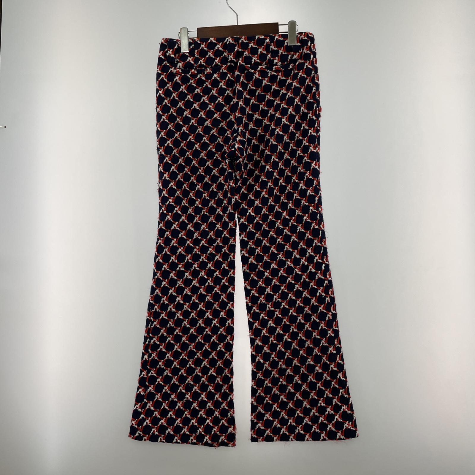 その他ボトムス JUNYA WATANABE COMME des GARCONS 01AW 柄織 ウールフレアパンツ(S) マルチカラー