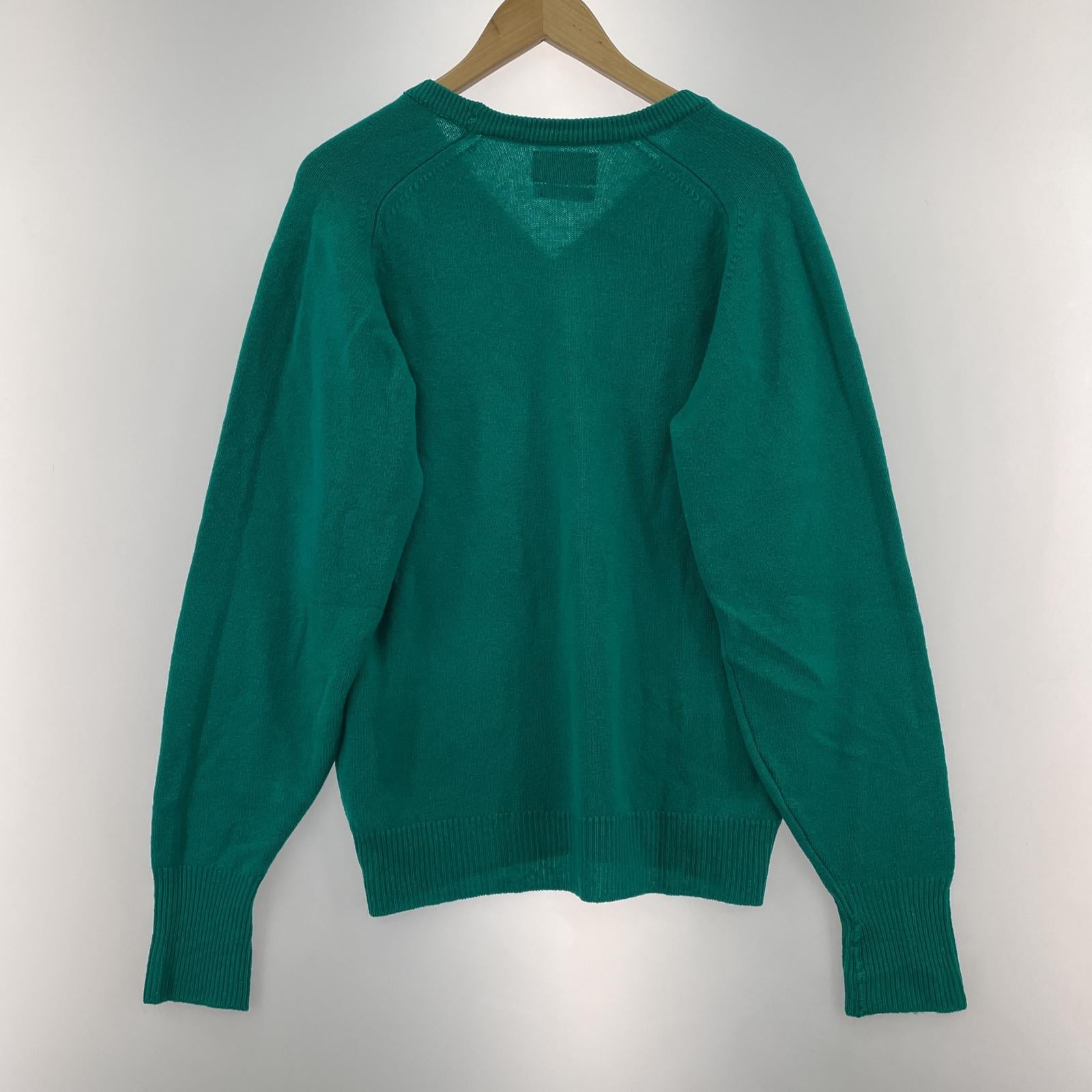 ニット 70s PENDLETON USA製 Vネックセーター 緑 (M) M グリーン