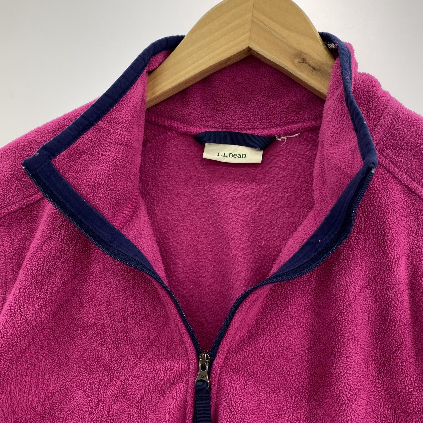 その他トップス L.L.Bean 90s ハーフジップフリース ピンク ピンク