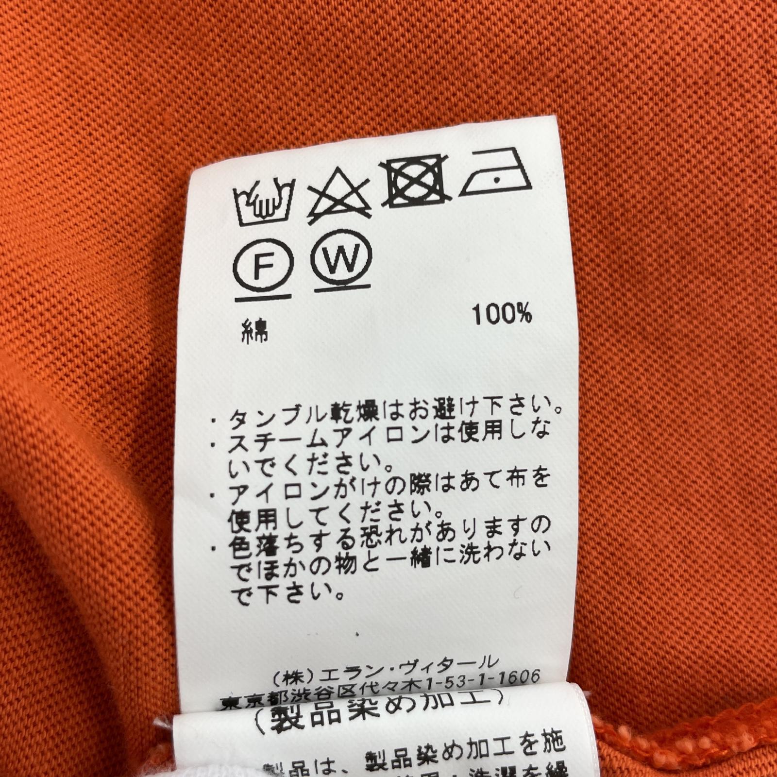 その他トップス MAATEE&SONS 24SS 強撚Cotton Foot Ball Tee 3 オレンジ 3 オレンジ