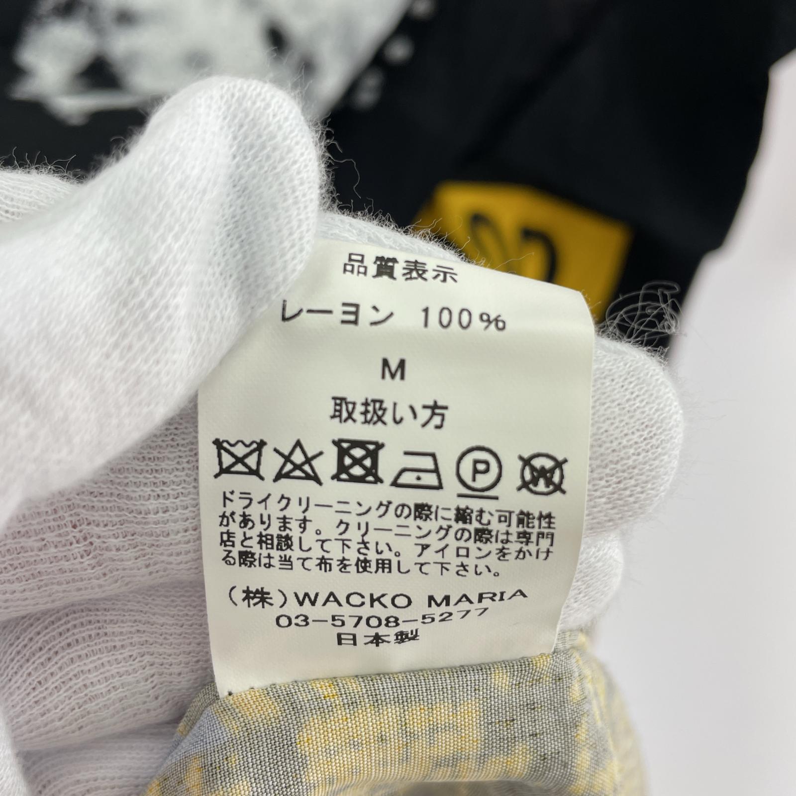 長袖シャツ WACKO MARIA HOLLYWOOD CHAINSAW M ブラック