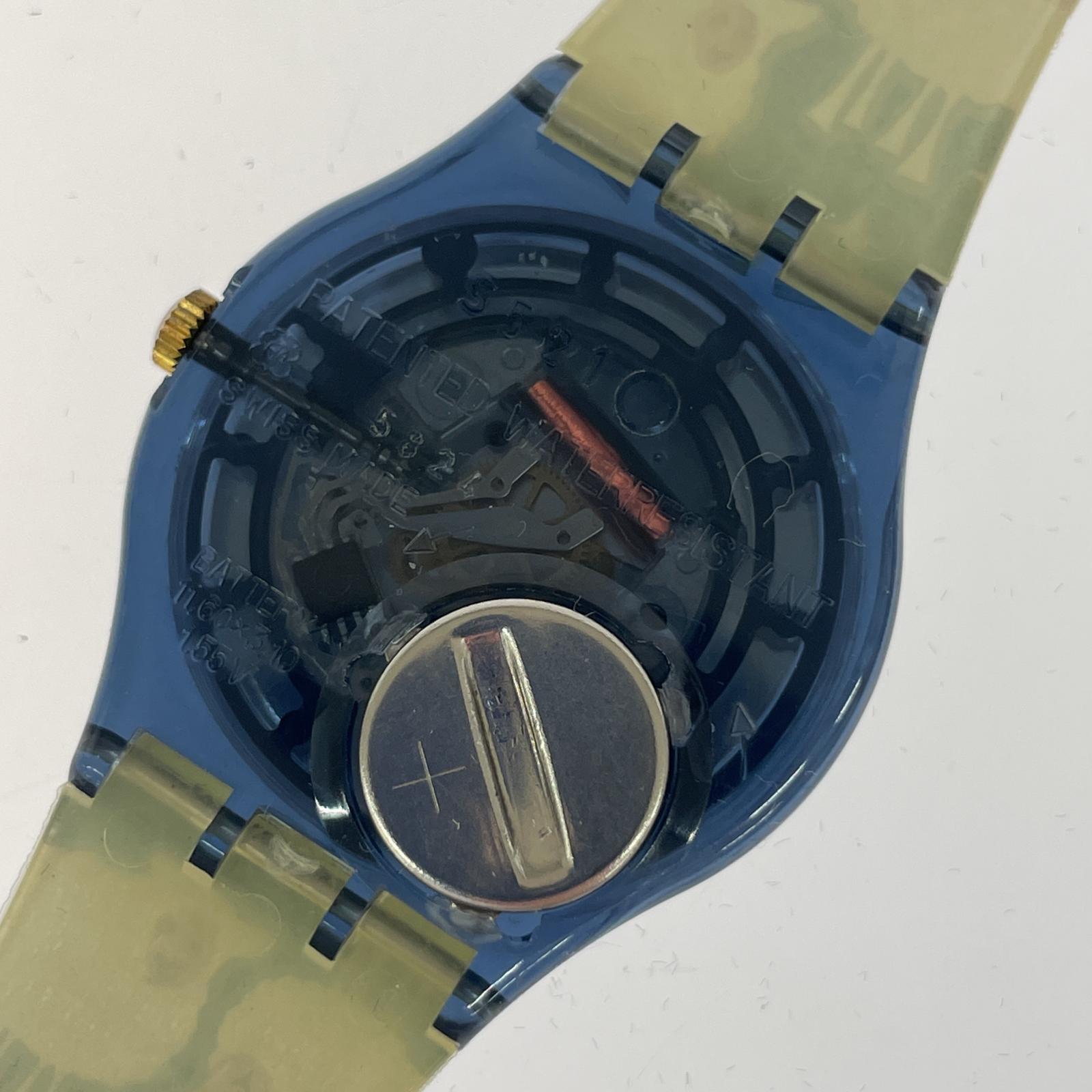 腕時計 Swatch ブラックシープ/QZ