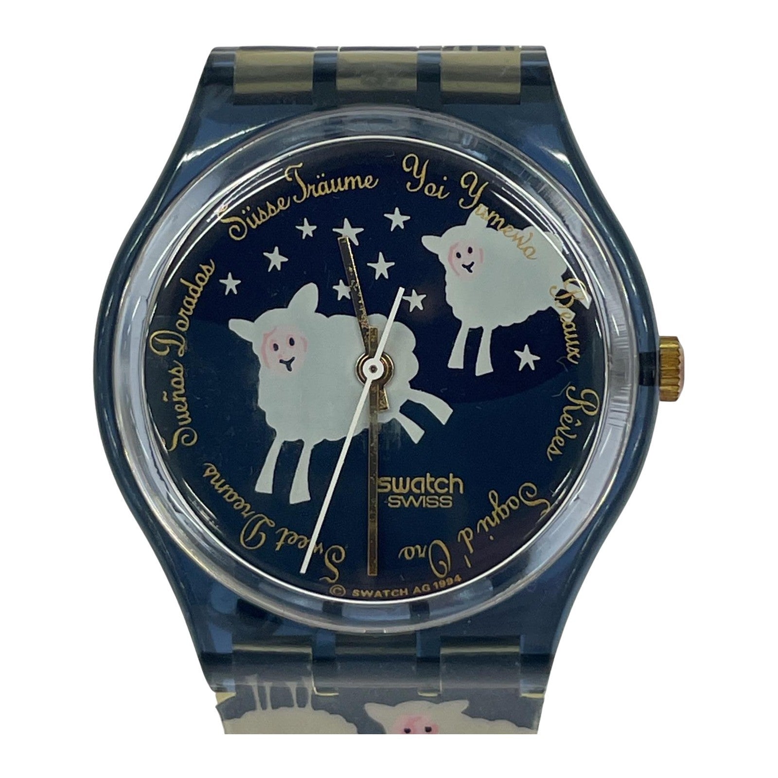 腕時計 Swatch ブラックシープ/QZ