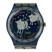 腕時計 Swatch ブラックシープ/QZ