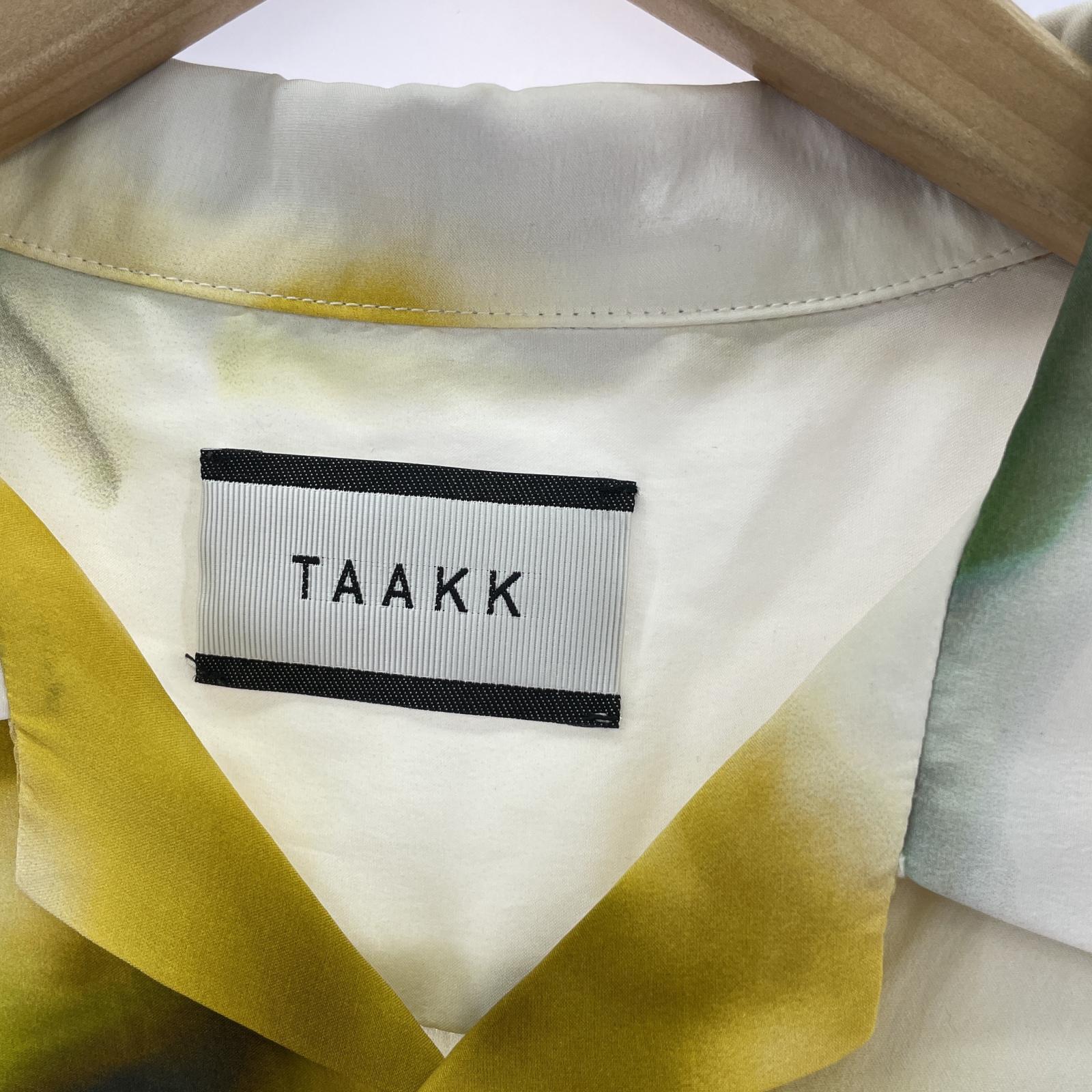 長袖シャツ TAAKK 22SS 総柄S/Sシルクシャツ 2 マルチ 2 マルチカラー