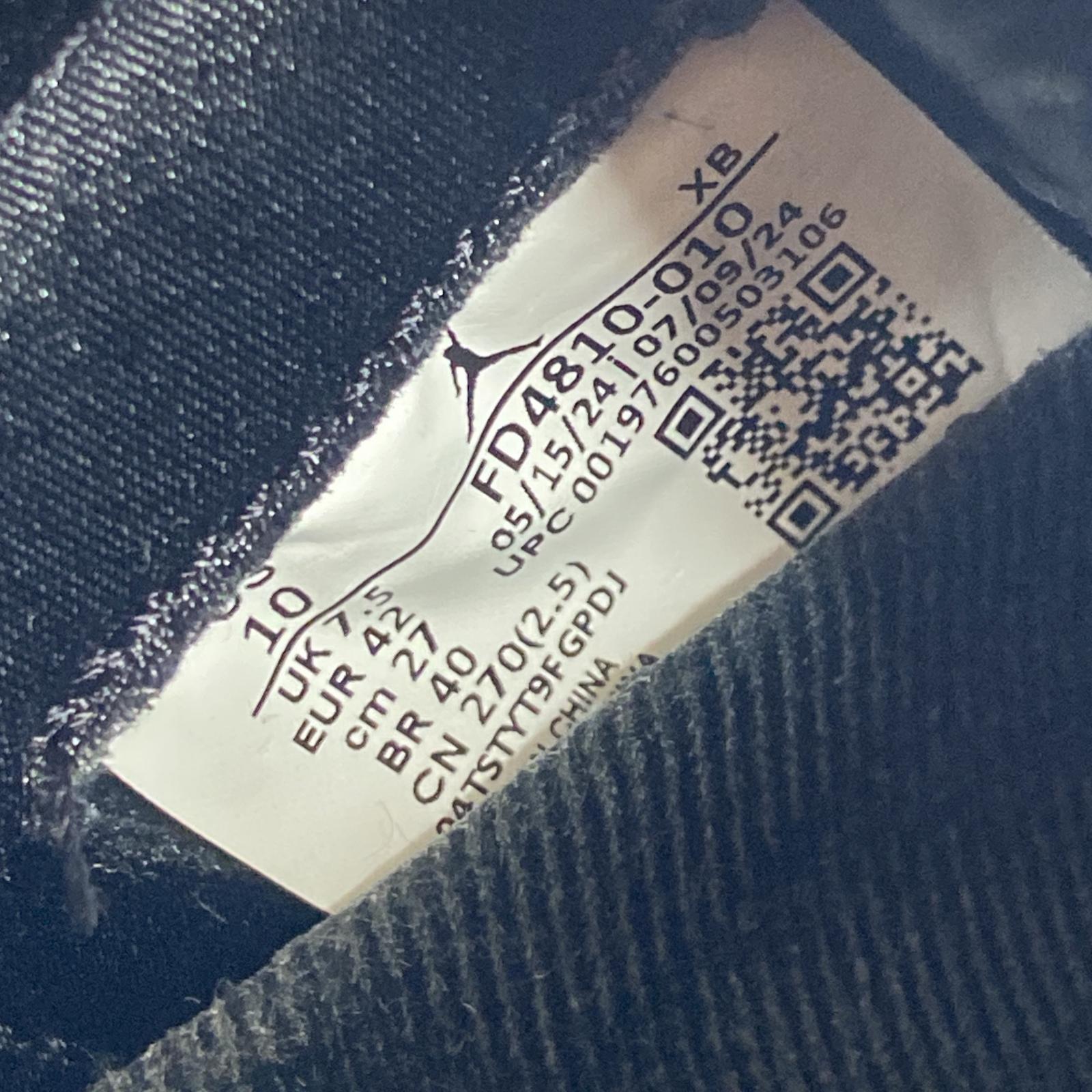スニーカー NIKE AIR JORDAN 1 RETRO HIGH OG SATIN SHADOW 27cm (US9 UK8 1/2 EU44) ブラック