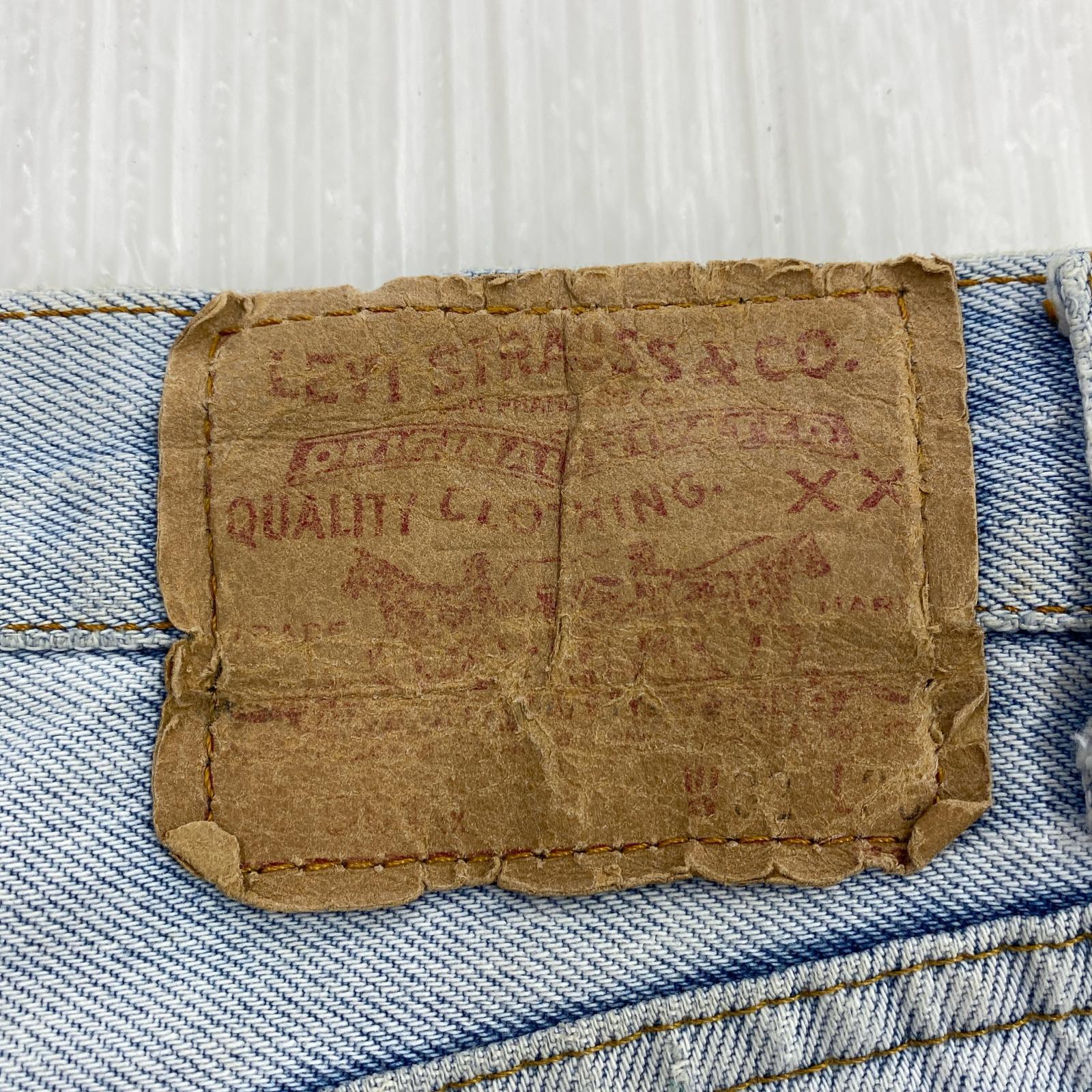 その他ボトムス Levi's 501-0000 USA製 バレンシア デニムパンツ 32 ブルー
