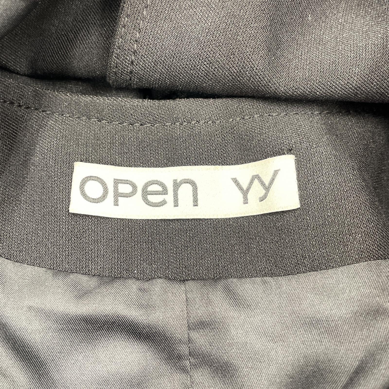 ワンピース OPEN YY フーディーワンピース 黒 2 ブラック