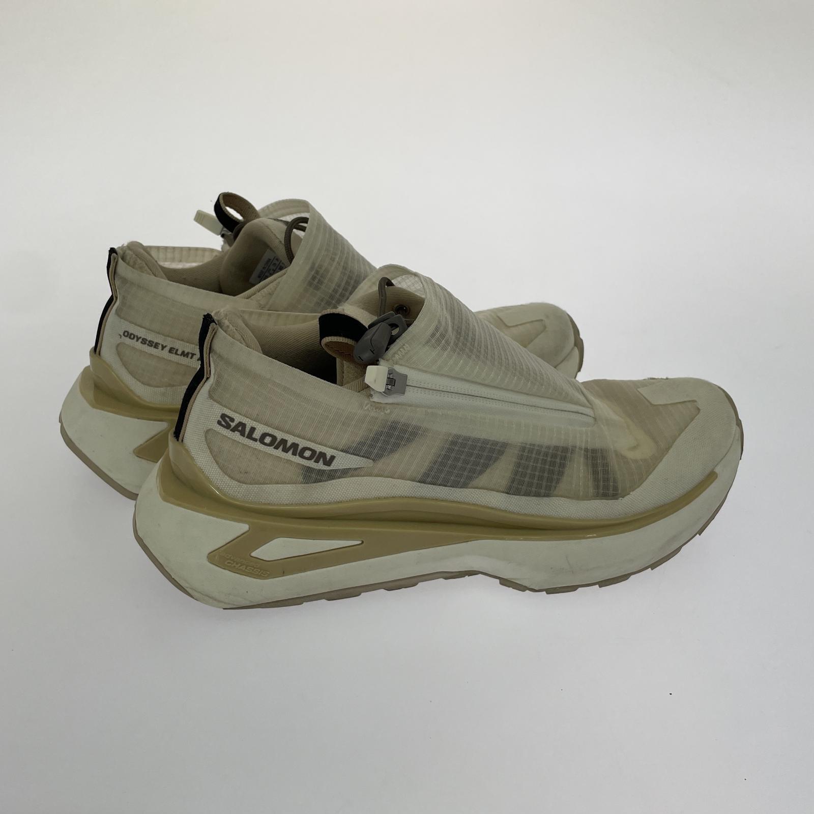 その他靴 SALOMON ODYSSEY ELMT ADVANCED CLEAR リップストップスニーカー 24cm 24cm (US6 UK5 1/2 EU38) ベージュ