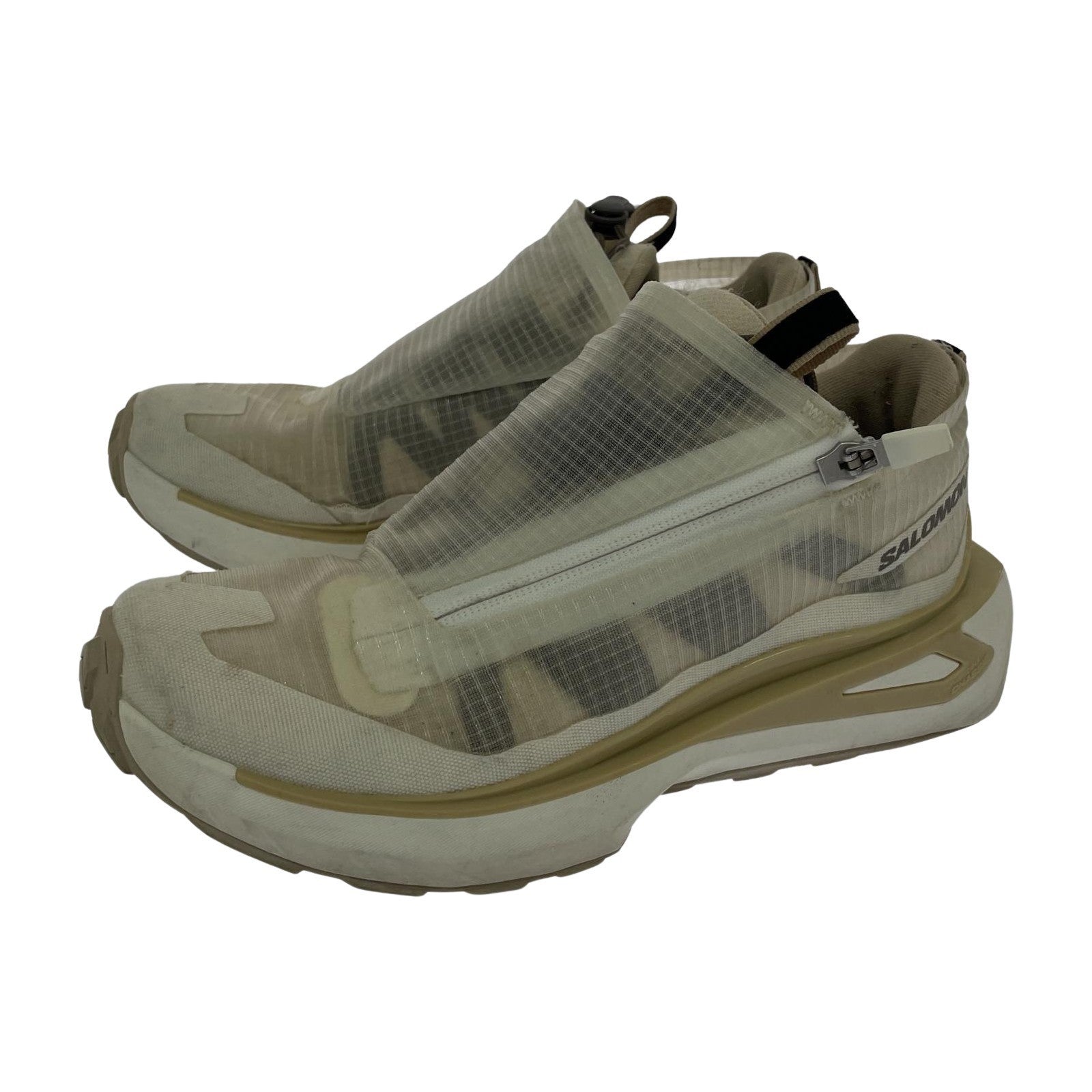 その他靴 SALOMON ODYSSEY ELMT ADVANCED CLEAR リップストップスニーカー 24cm 24cm (US6 UK5 1/2 EU38) ベージュ