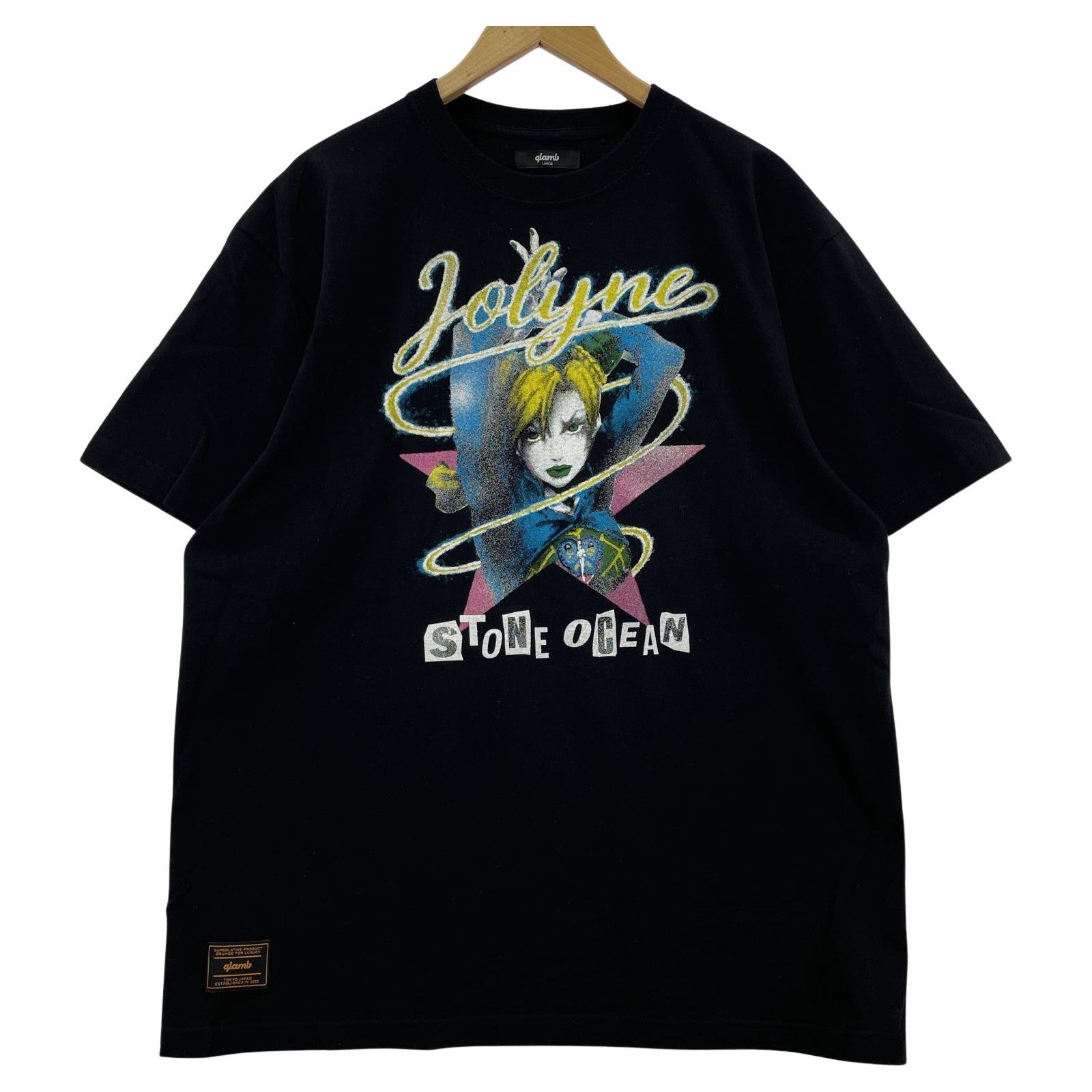 その他トップス glamb×ジョジョの奇妙な冒険 ストーンオーシャン S/STEE L ブラック