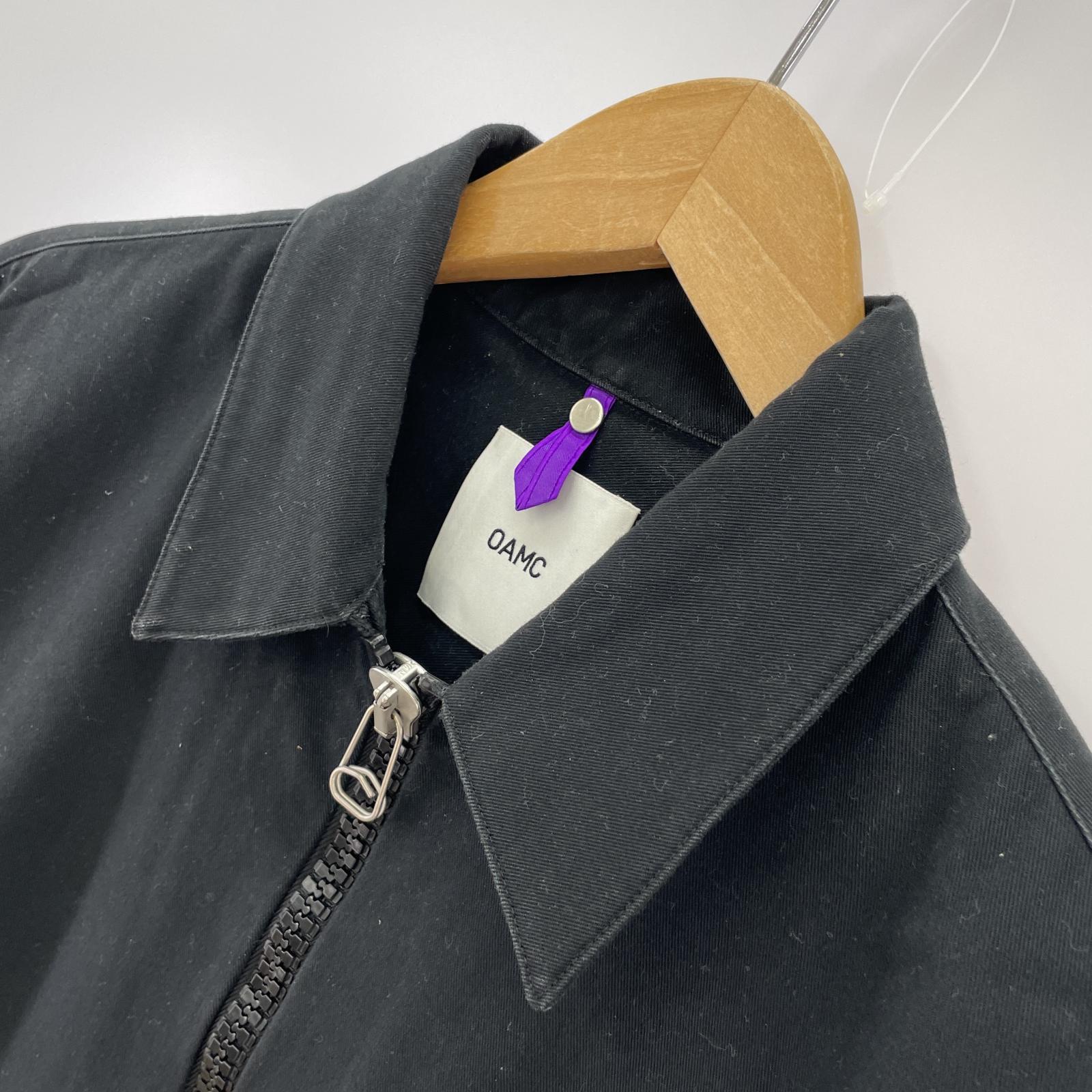 その他アウター OAMC OVER ALL MASTER CLOTH ジップアップシャツ 黒 M ブラック