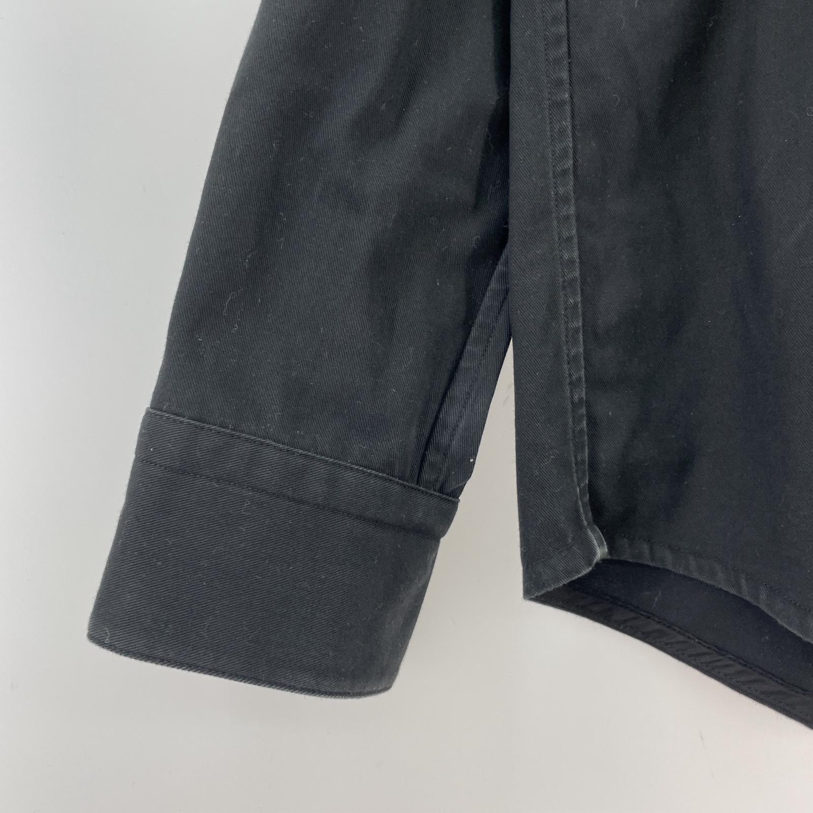 その他アウター OAMC OVER ALL MASTER CLOTH ジップアップシャツ 黒 M ブラック