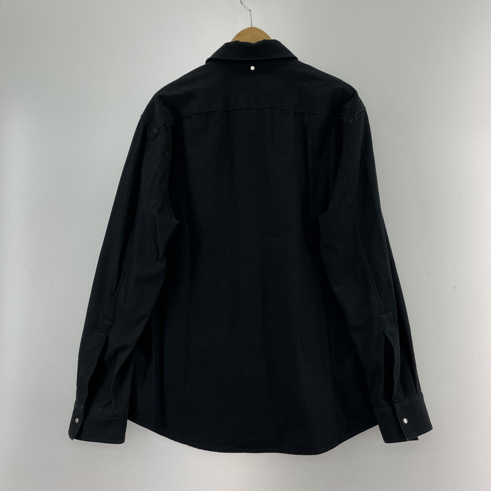 その他アウター OAMC OVER ALL MASTER CLOTH ジップアップシャツ 黒 M ブラック