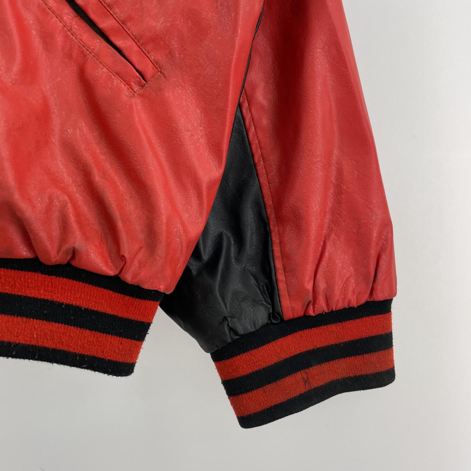 その他アウター STEVE&BALLYS OUTLAW CYCLES レザーパッチスタジャン(XL) ブラック