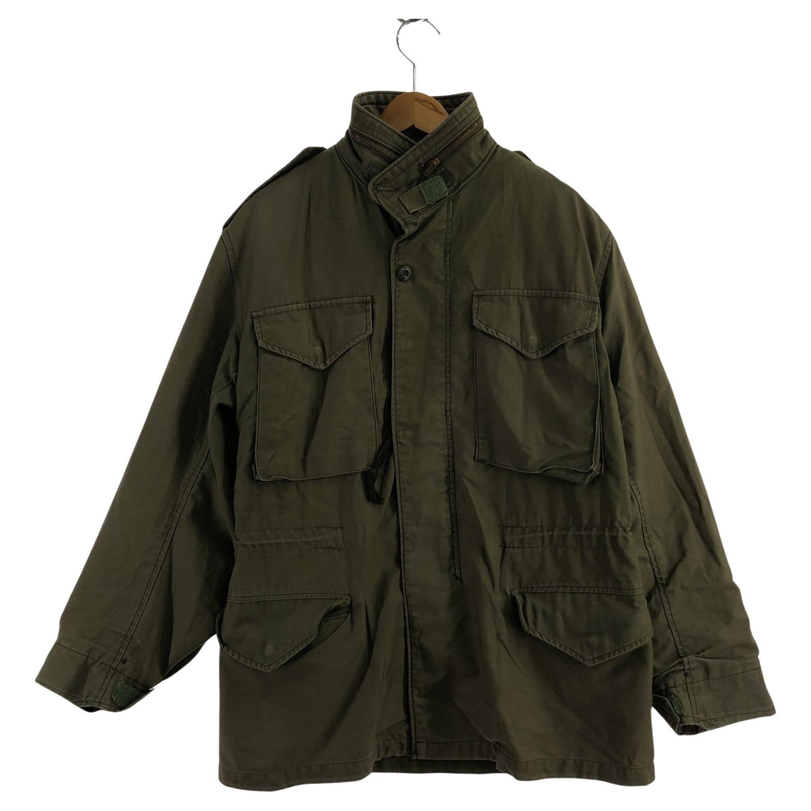 その他アウター 70-80s UA ARMY M-65 3rd ブラスジップ ミリタリージャケット S