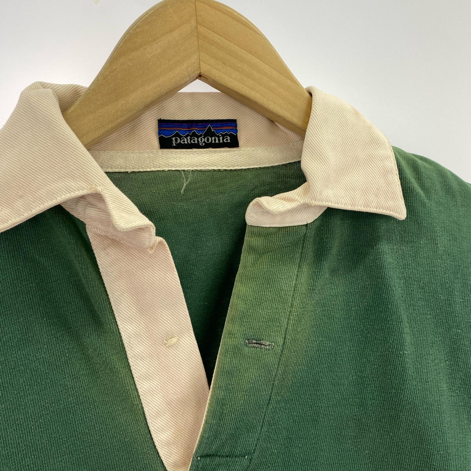 その他トップス patagonia/ラガーシャツ/80s グリーン