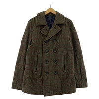 その他アウター COMME des GARCONS HOMME PLUS AD2003 ウールチェックダブルジャケット S グリーン