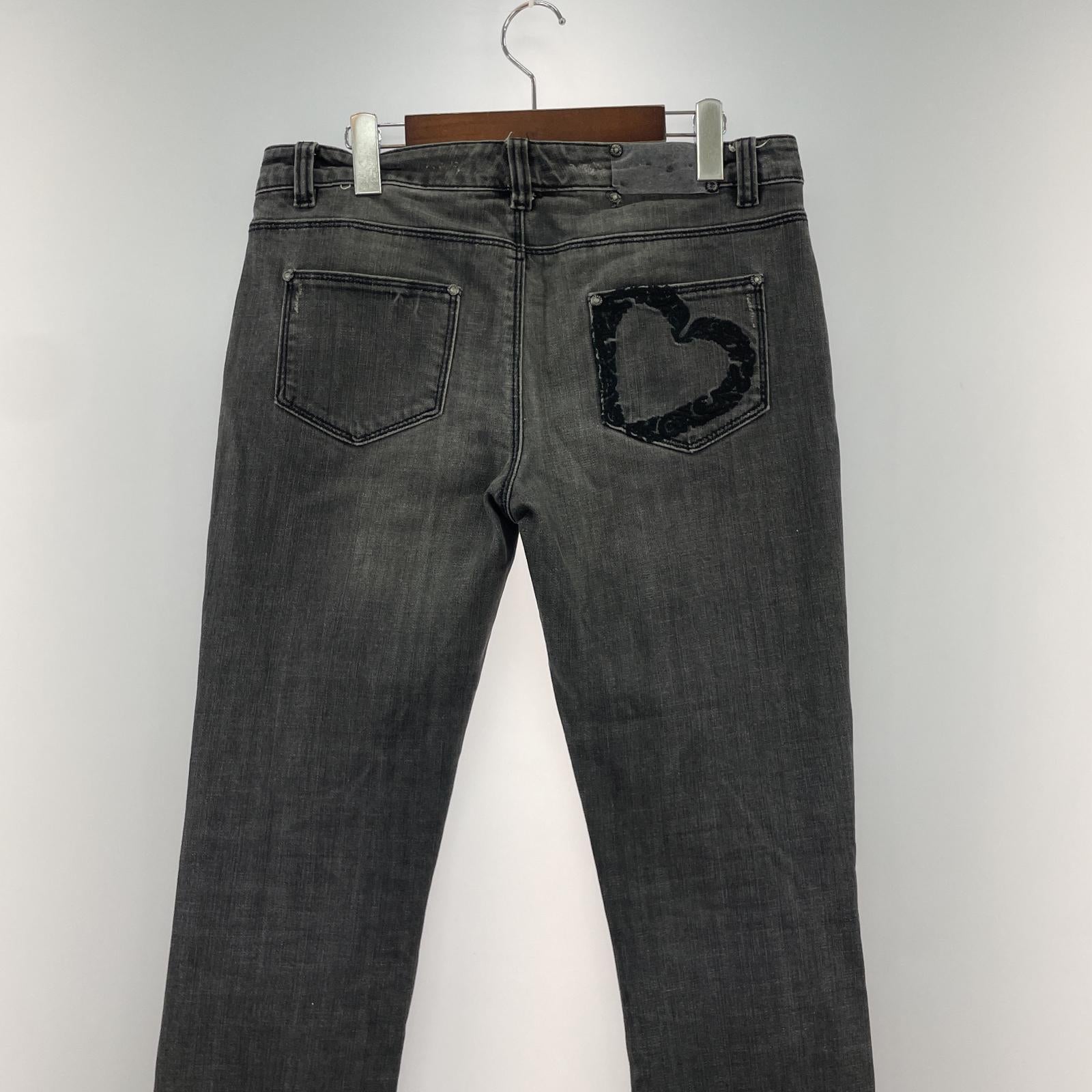 その他ボトムス MOSCHINO JEANS デニムパンツ 32 ブラック